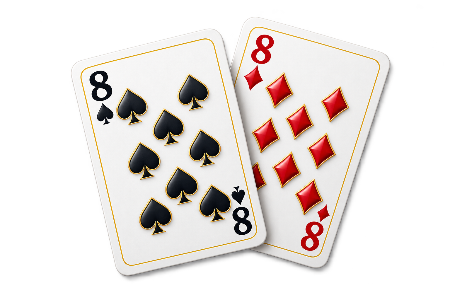Blackjack pair hand example